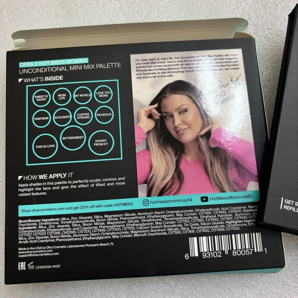 💝NIB Ofra Mini Mix Face Palette- Unconditional💝